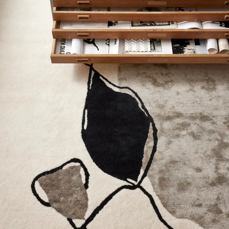 Abstract matto 200x300 cm, Ivory