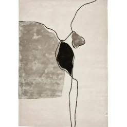 Abstract matto 170x230 cm, Ivory