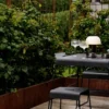 A-café table outdoor pöytä, Black