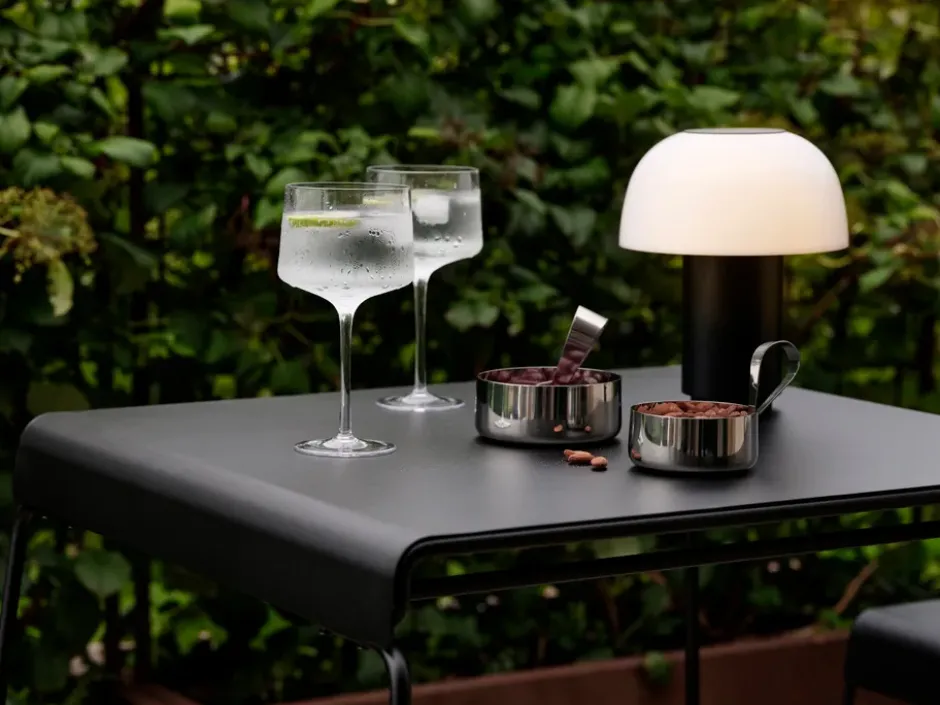 A-café table outdoor pöytä, Black