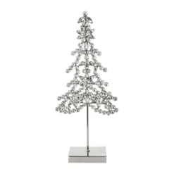 Ada Tree koriste-elementti, Hopeanhohtoinen, 14x8x32 cm