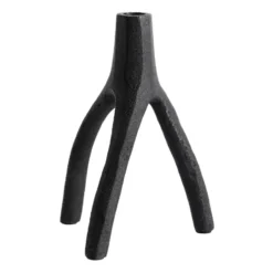 Aion kynttilänjalka XL 22 cm, Musta