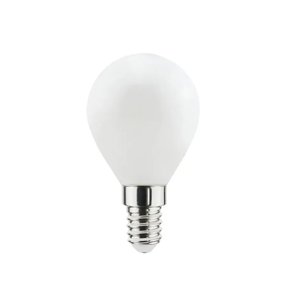 Airam Filament LED dim to warm-klot E14 valonlähde, opal, p45