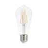 Airam Filament LED Edison valonlähde, Kirkas himmennettävä 4-filamentti e27-5w
