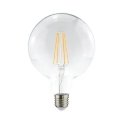 Airam Filament LED-globi 125mm valonlähde, Kirkas himmennettävä 4-filamentti e27-5w