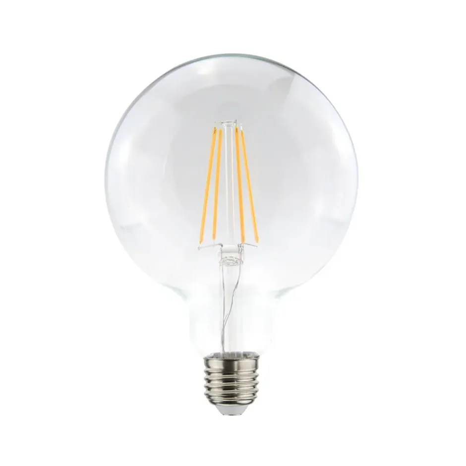 Airam Filament LED-globi 125mm valonlähde, Selvä, himmennettävä e27, 4w