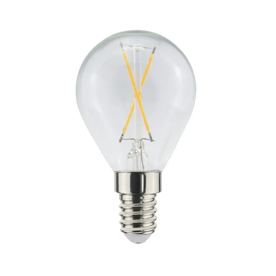 Airam Filament LED-kupulamppu valonlähde, kirkas, ei himmennettävä, 2-filamentti e14, 1w