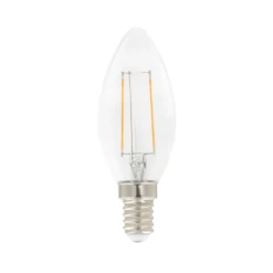 Airam Filament LED - kynttilä C35 valonlähde, Kirkas, himmennettävä e14, 3w