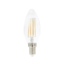 Airam Filament LED kynttilävalonlähde, selvä, muistilla e14, 5w