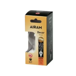 Airam Filament LED-normaali valonlähde, Kirkas-4 filamentti himmennettävä e27-8w