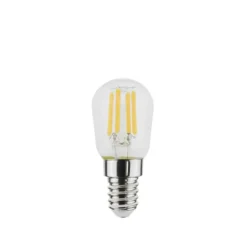 Airam Filament LED päärynälamppu valonlähde, selvä, muistilla, t26 e14, 3w