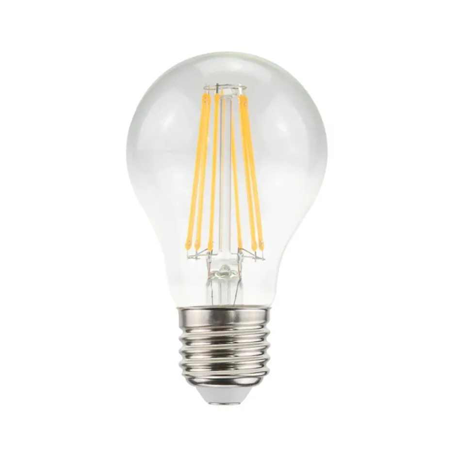 Airam Filament LED valonlähde E27, Kirkas, himmennettävä, 2700K 806lm 7W
