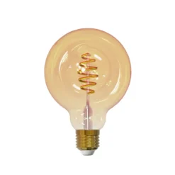 Airam Älykäs Koti Filamentti LED-lamppu, kupari, 95mm, spiraali e27, 6w