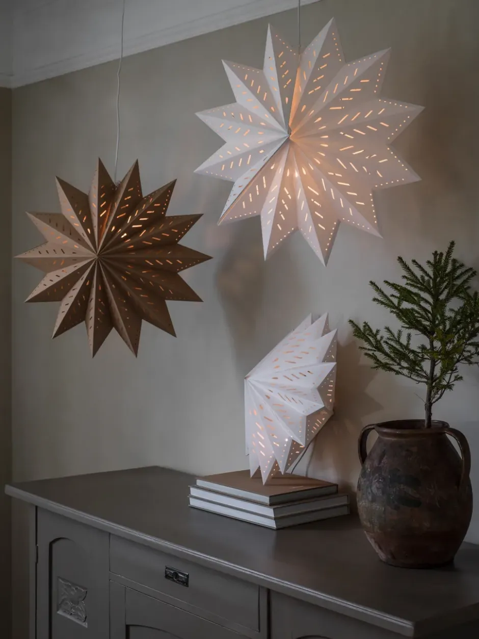 Alfa adventtitähti ruskea, Ruskea, 50 cm