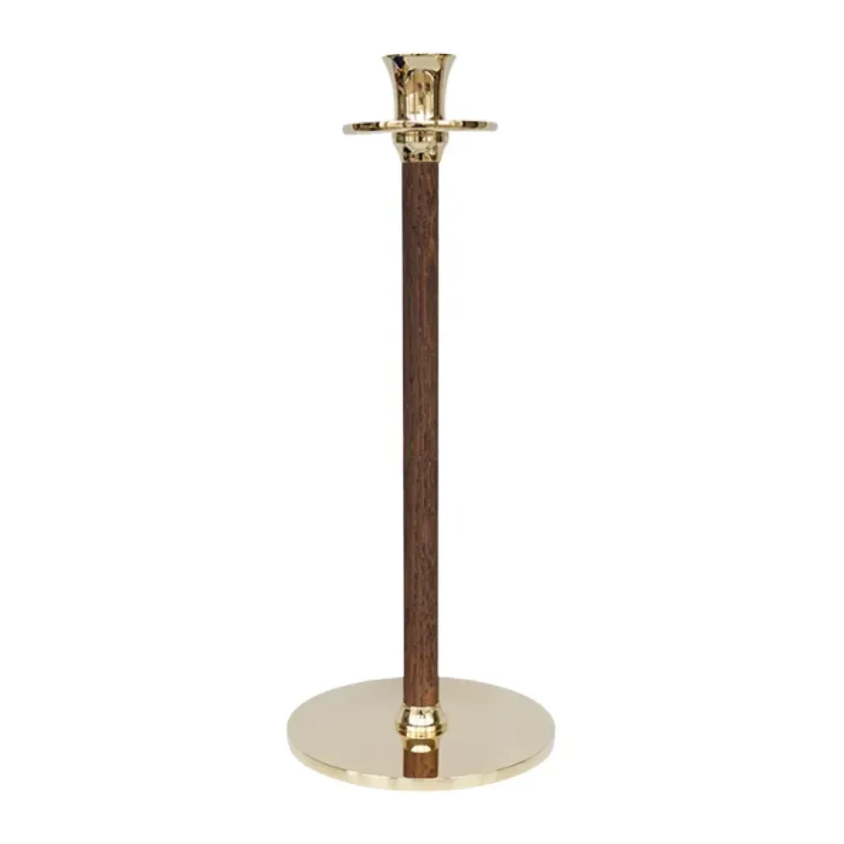 Alto Basso kynttilänjalka 30 cm, Messinki