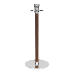 Alto Basso kynttilänjalka 35 cm, Nikkelöity messinki