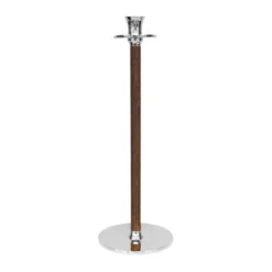 Alto Basso kynttilänjalka 30 cm, Nikkelöity messinki.