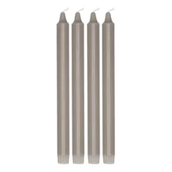 Ambiance kruununkynttilä 4-pakkaus 27 cm, Taupe
