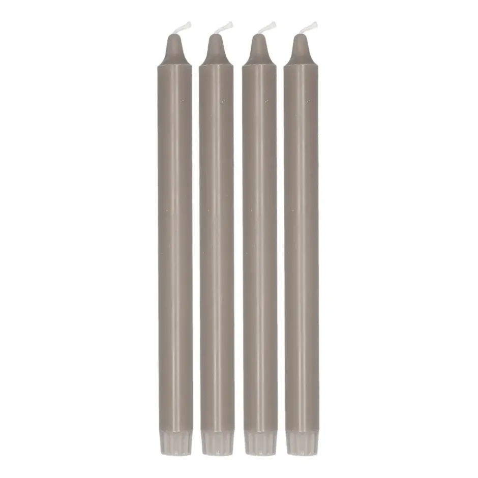 Ambiance kruununkynttilä 4-pakkaus 27 cm, Taupe