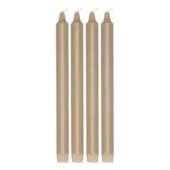 Ambiance kruununkynttilä 4-pakkaus 27 cm, Hiekka