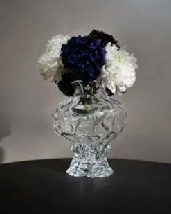 Ammonit vaasi 30 cm, Clear