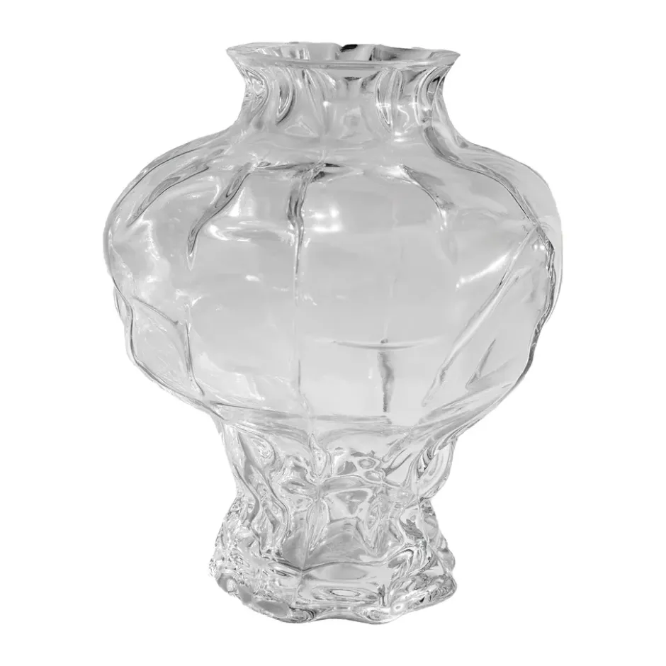 Ammonit vaasi 30 cm, Clear