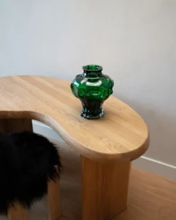 Ammonit vaasi 30 cm, Vihreä