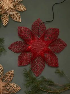 Anna adventtitähti punainen, 82 cm