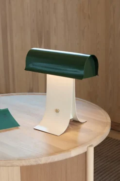 Archive pöytävalaisin 25 cm, Dark green light grey