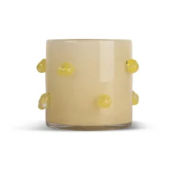 Arlo kynttilälyhty M Ø15 cm, Beige-keltainen