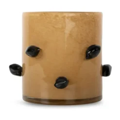 Arlo kynttilälyhty M Ø15 cm, Beige-musta