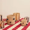 Arlo kynttilälyhty XS Ø10 cm, Beige-musta