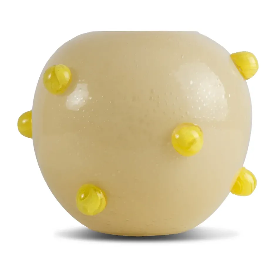 Arlo maljakko 30 cm, Beige-keltainen