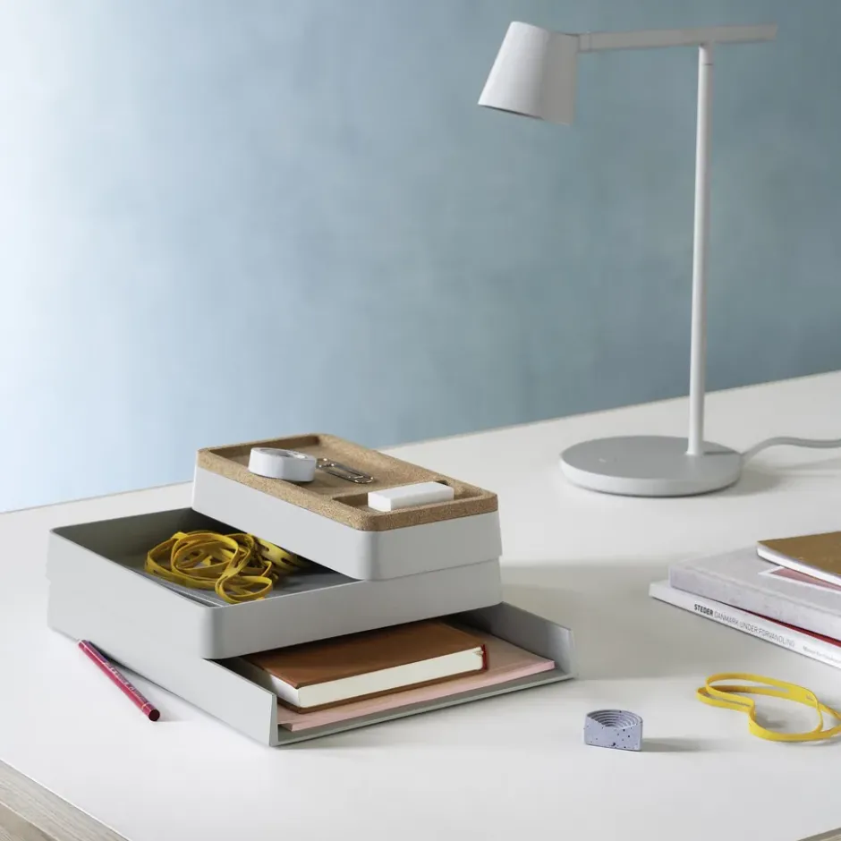 Arrange Desktop -tarjotin 12x25 cm, Grey