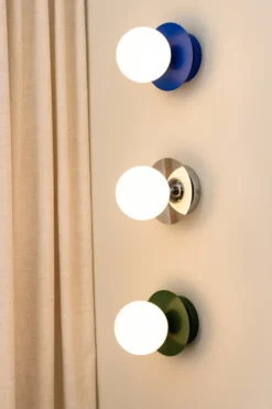 Art Deco IP44 seinävalaisin/kattovalaisin, Kromi-Valkoinen