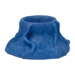 Art Piece lava -kynttilänjalka Ø 12,5 cm, Cobalt