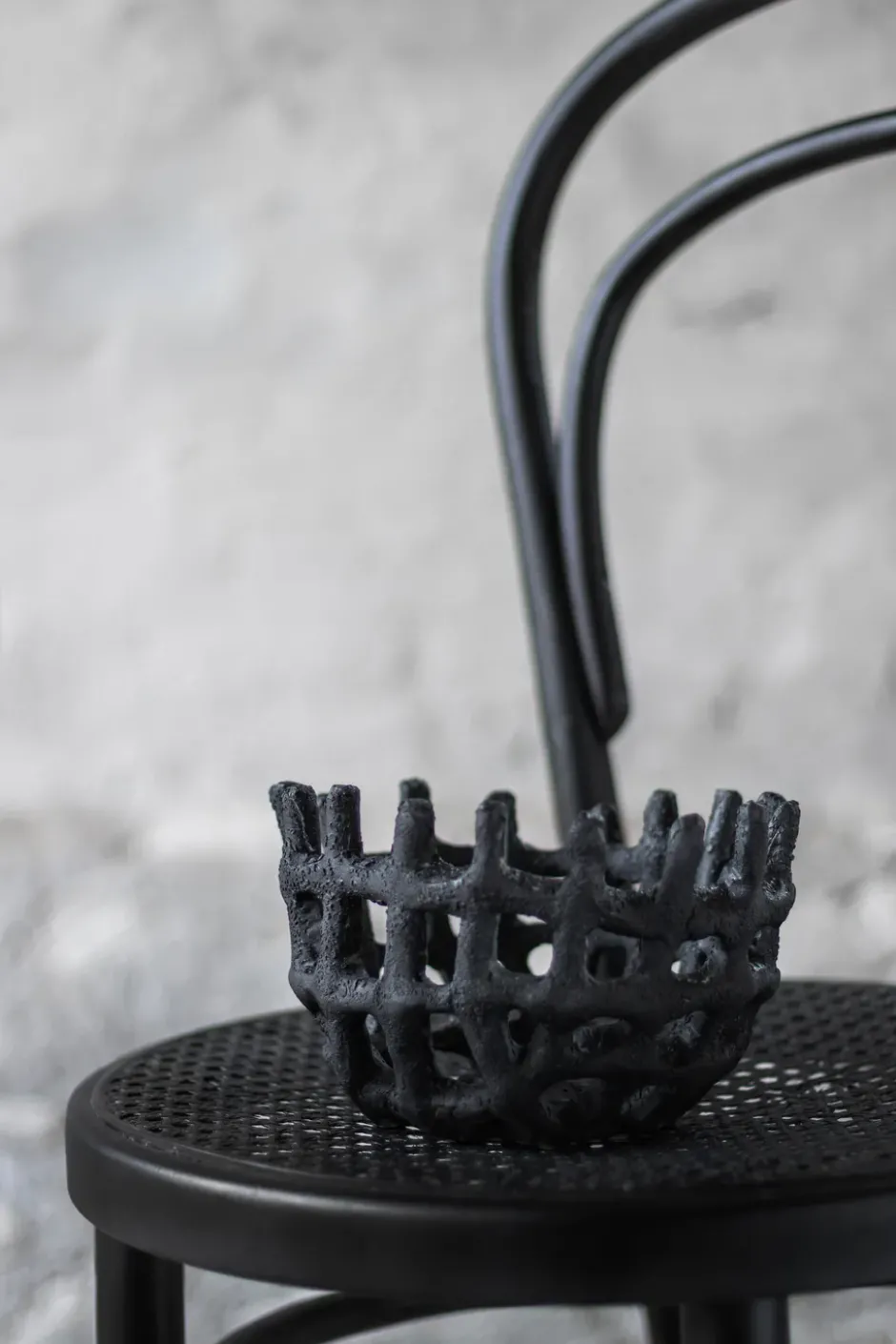 Art Piece punottu kori, Black