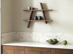 A-Shelf seinähylly Large 78x12x67 cm, Ash