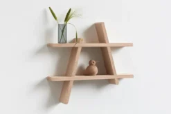 A-Shelf seinähylly Medium 52x9x46 cm, Oak