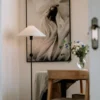 Astrid lampunteline 130 cm, Musta