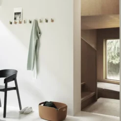Attach vaateripustin 2-pakkaus, Oak-Dark green