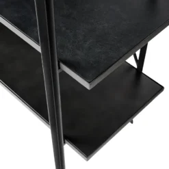Austin lattiahylly 90x160 cm, Musta