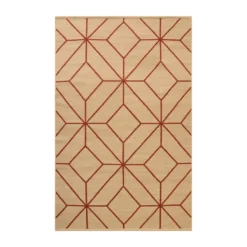 Ayur matto, Beige-Rust, 270x180 cm