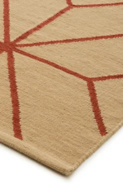Ayur matto, Beige-Rust, 270x180 cm