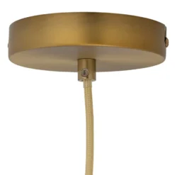 Azizi riippuvalaisin lasia Ø 30 cm, Ruskea