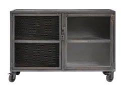 Baarikaappi 21 120x80x45 cm, Bronx-musta
