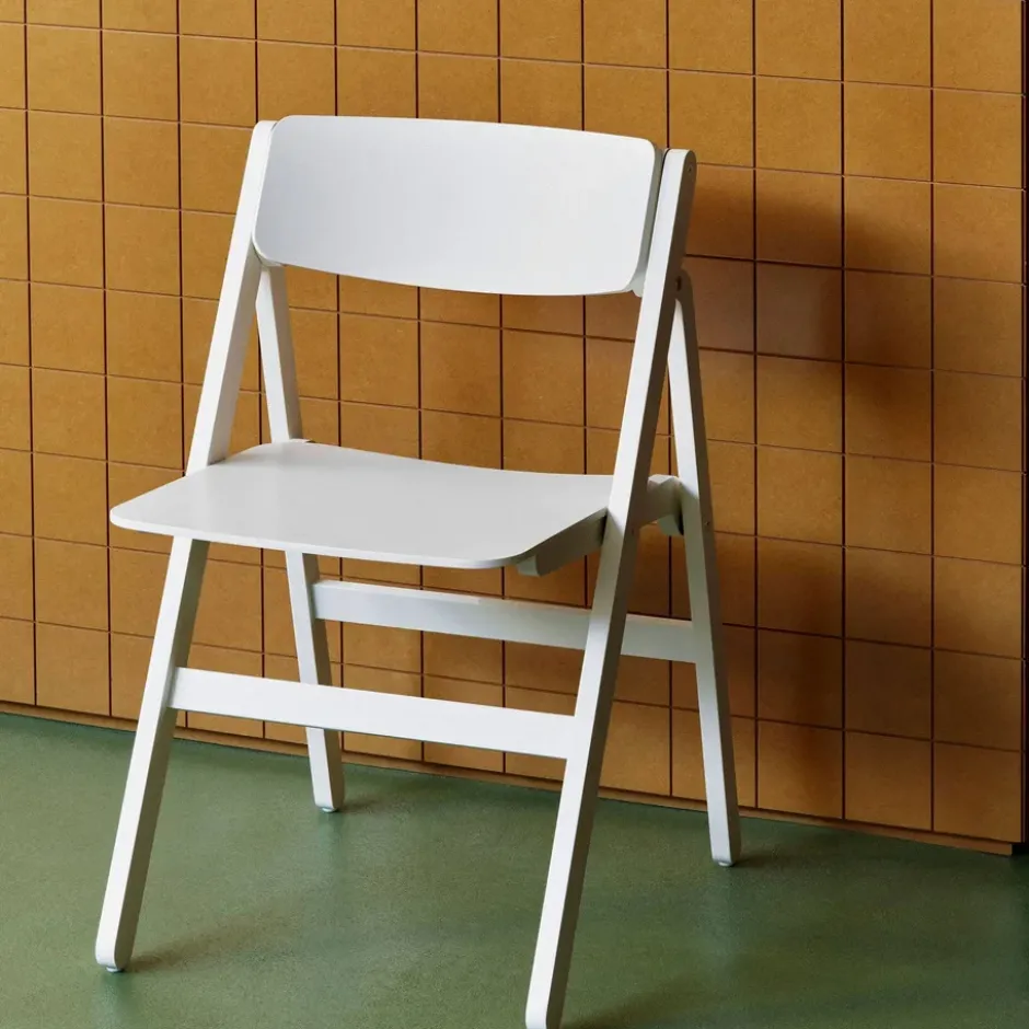 Backflip Chair tuoli, Cream white lakattu pyökki