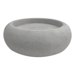 Bagel maljakko/kynttilälyhty 22 cm, Harmaa