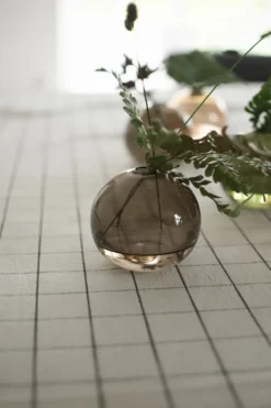 Ball maljakko Ø10 cm, Ruskea