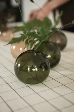 Ball maljakko Ø10 cm, Vihreä